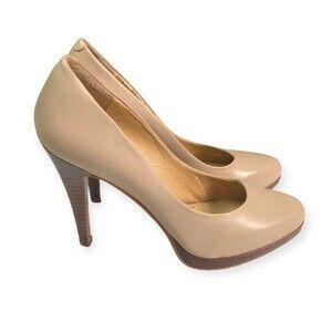 Nine West Rocha Leather Platform Pump